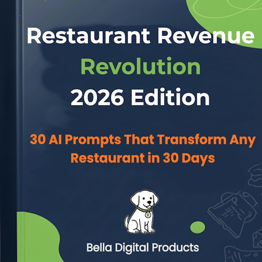 AI prompt pack designed for restaurant marketing and operations